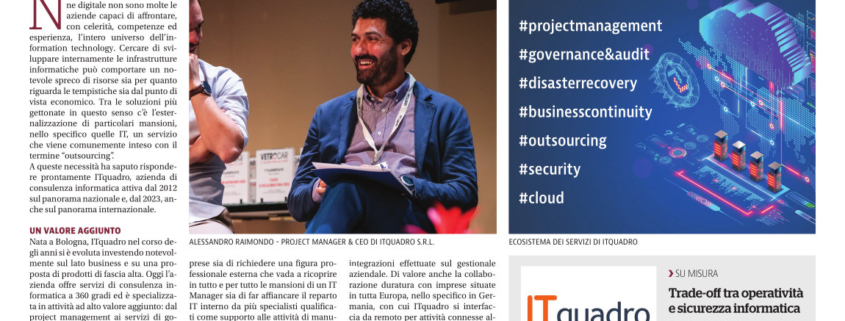 Supportare le imprese con servizi outsourcing - Articolo La Repubblica e Italian Tech 9 Novembre 2023