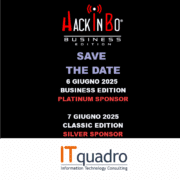 ITquadro sponsorizza HackInBo 2025 ITquadro sponsorizza HackInBo 2025